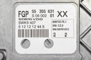 Opel Vectra C (2002–2008) Engine control unit 55355631 - 2