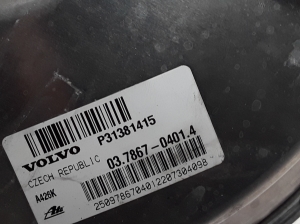 VOLVO XC60 (2017–2026) Pidurivõimendi 31381415 - 2