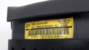 Opel Astra H (2004–2010) Stūres drošības spilvens 13168456 - 3