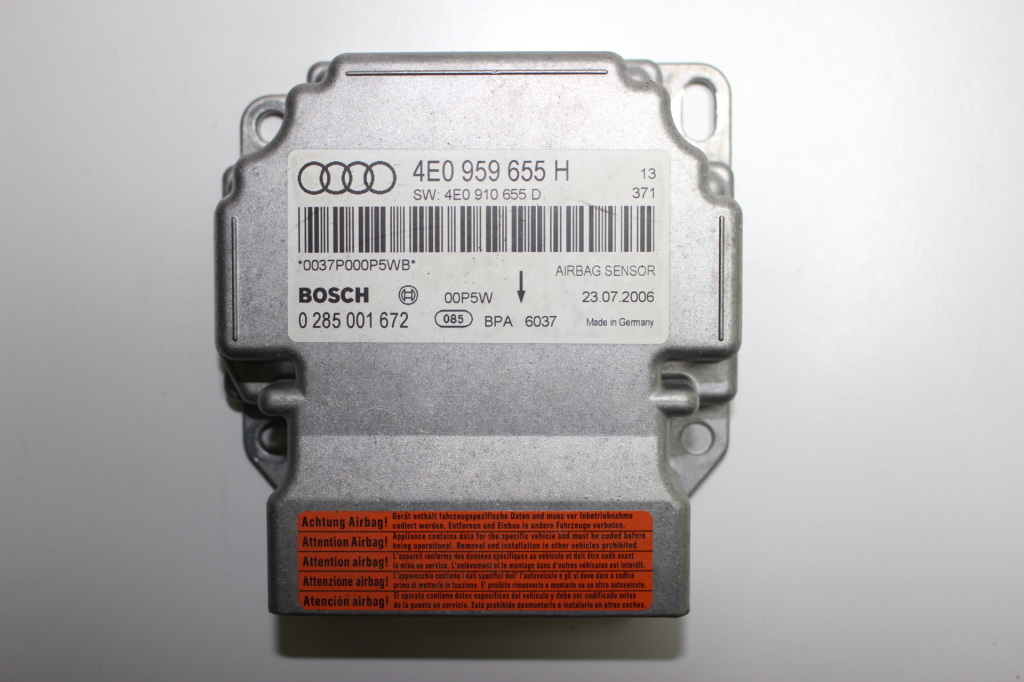 AUDI A8 D3/4E (2002-2010) Блок управління системою SRS 4E0959655H 21592722