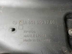 Mercedes Benz SLK-Class 172 (2011–2026) Luftfiltergehäuse A6510901701 - 5