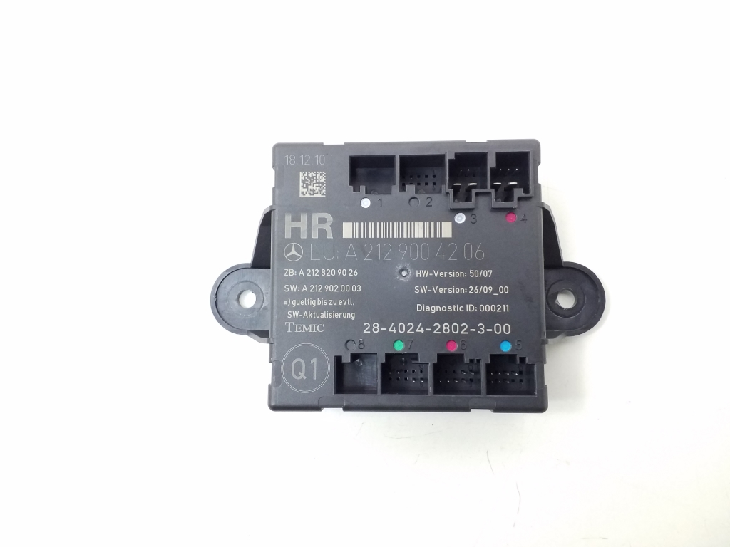 MERCEDES-BENZ C-Class W204/S204/C204 (2004-2015) Rear Right Door Control Unit A2129004206 20380032