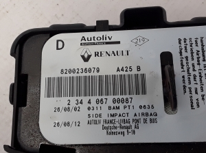RENAULT Laguna II (2001–2007) Priekšējā sēdekļa drošības spilvens 8200236079 - 4