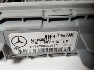 Mercedes Benz E-Class W212 (2009–2015) Heater heating element A2048300461 - 3
