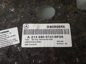 Mercedes Benz E-Class W213 (2017–2026) Trunk lid trim panel A21369007419F08 - 3