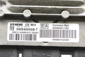 Peugeot 307 I (2000–2009) Engine control unit 9650517980 - 3