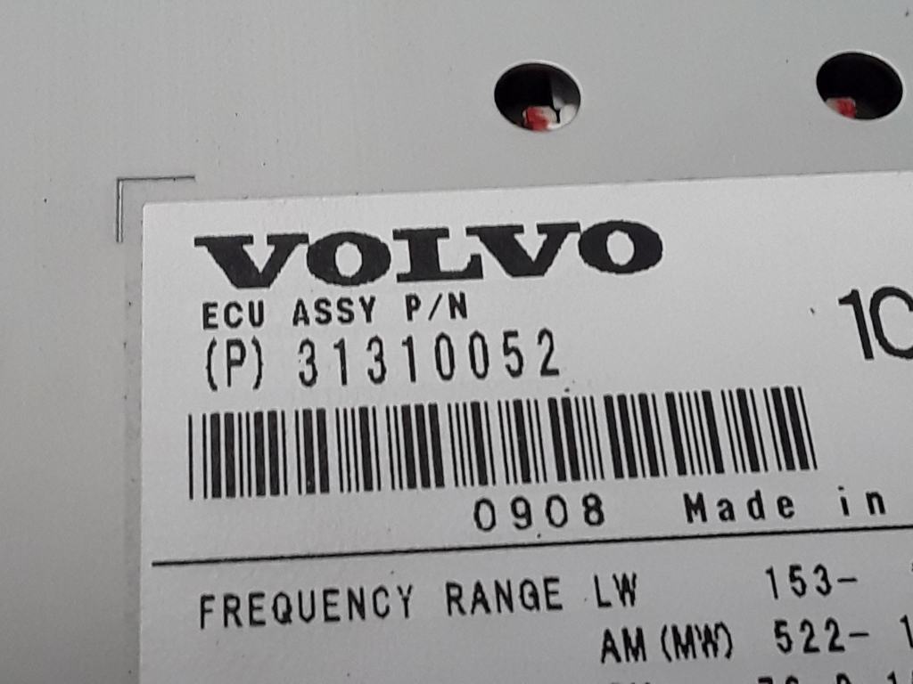 VOLVO C70 2 generation (2005-2013) Muzikos grotuvas su navigacija 31310052 22382179
