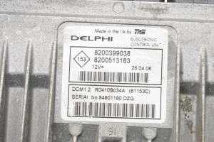 RENAULT Modus (2004–2012) Engine control unit 8200399038 - 2