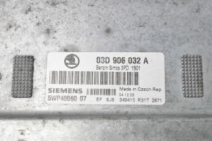Skoda Fabia MK 1 (1999–2008) Motorsteuergerät 03D906032A - 2