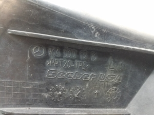 Mercedes Benz GL-Class 164 (2006–2012) Luftleitblech für den Kühler A1645001916 - 2