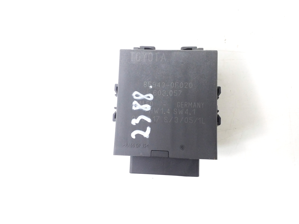 TOYOTA Verso 1 generation (2009-2015) Other Control Units 859400F020 20381302