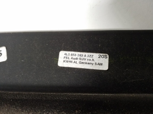 AUDI Q7 (2006–2015) Außenfensterdichtung vordere Tür 4L0853283A - 2