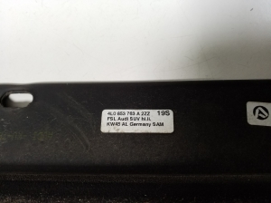 AUDI Q7 (2006–2015) Fensterschachtleiste außen Tür hinten 4L0853763A - 4