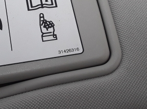 VOLVO V90 (2016–2026) Sonnenblende 31426316 - 2