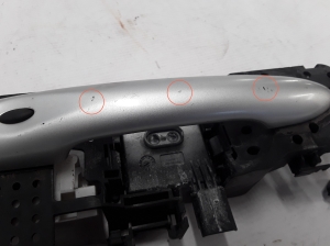 RENAULT Fluence (2009–2017) Front door external opening handle and its details - 4