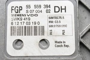 Opel Astra H (2004–2010) Engine control unit 55559394 - 3