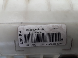 RENAULT Fluence (2009–2017) Kaassõitja turvapadi armatuurlauas 985250009R - 3