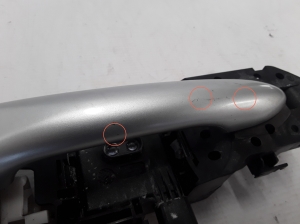 RENAULT Fluence (2009–2017) Rear side door exterior handle and its parts - 3