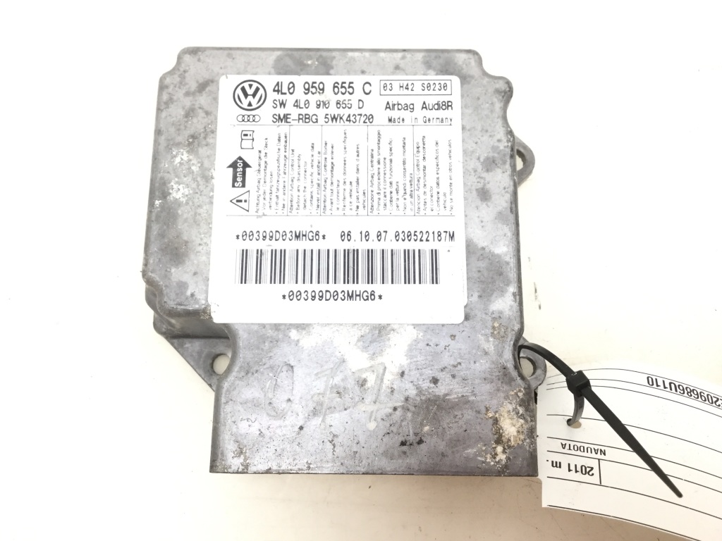 AUDI Q7 4L (2005-2015) SRS Control Unit 4L0959655C 25111873