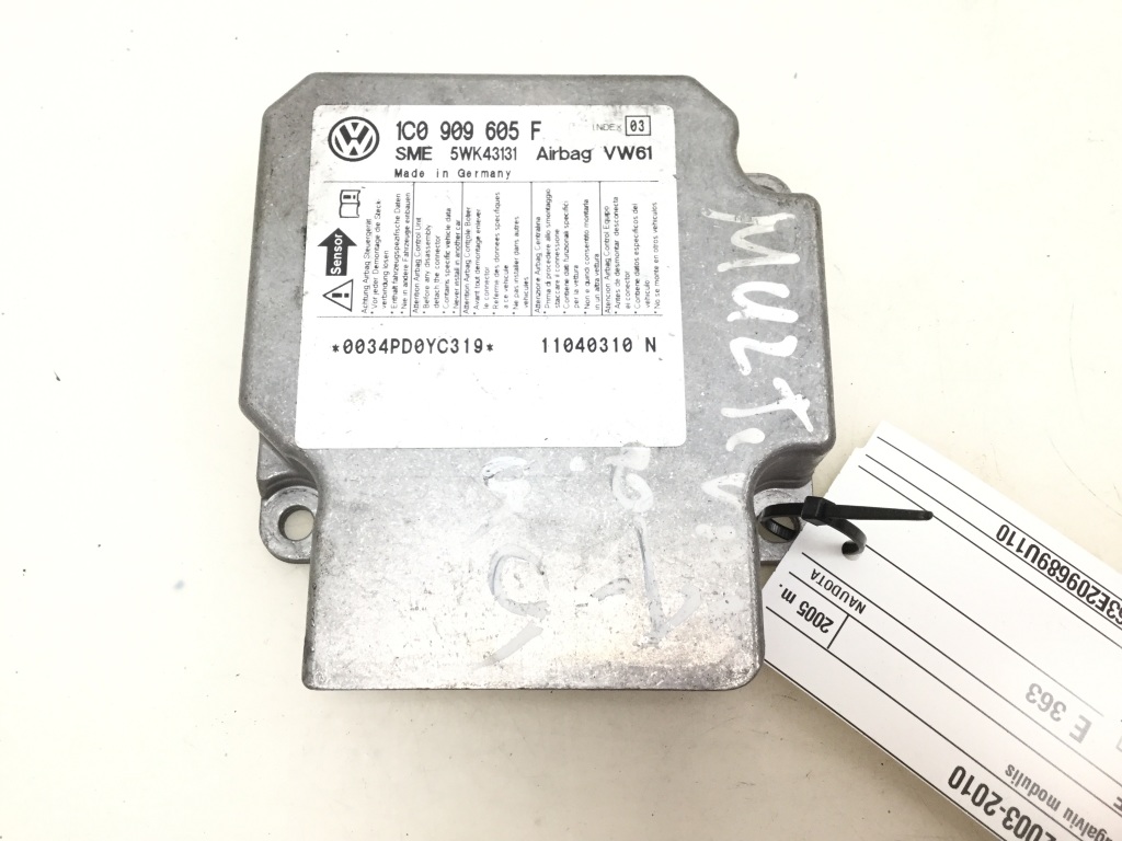 Used Volkswagen Sharan Airbag module 1C0909605F