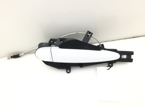 Front door external opening handle and its details