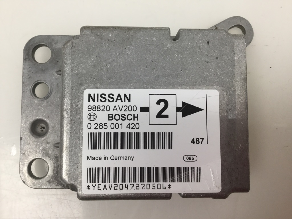 NISSAN Primera P12 (2001-2008) SRS Control Unit 98820AV200 21193665