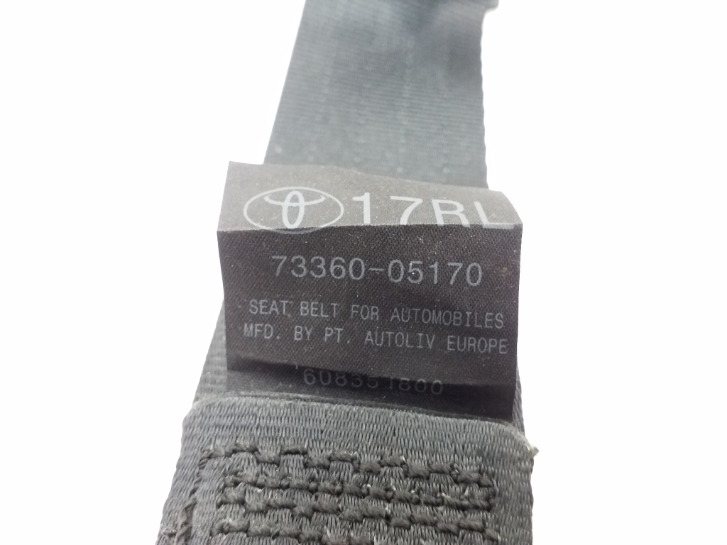 TOYOTA Avensis T27 2 generation (2005-2012) Rear Right Seatbelt 7336005170 20381901