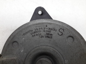 TOYOTA Yaris (2005–2011) Kühlerlüftermotor 163630H030 - 4