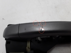 RENAULT Talisman II (2015–2026) Front door external opening handle and its details - 2