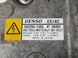 TOYOTA Yaris (2011–2020) A/C compressor 0422001350 - 2