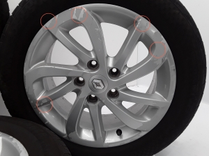 RENAULT Fluence (2009–2017) Rim set - 7