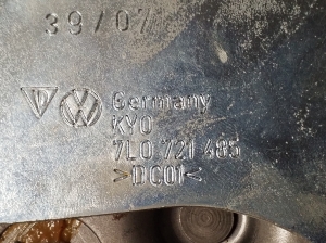 AUDI Q7 (2006–2015) Feststellbremspedal 7L0721797E - 4