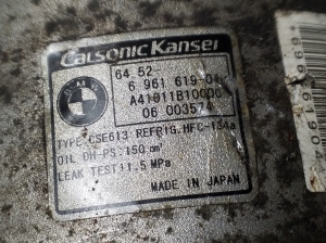 BMW 3 SERIES E90 (2004–2013) Konditsioneeri kompressor 6961619 - 3