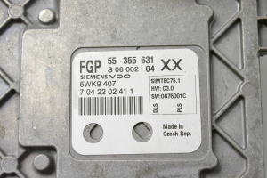 Opel Astra H (2004–2010) Motorsteuergerät 55355631 - 2