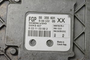 Opel Astra H (2004–2010) Motorsteuergerät 55355631 - 3