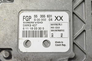 Opel Astra H (2004–2010) Motorsteuergerät 55355631 - 3