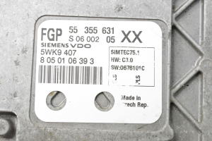 Opel Astra H (2004–2010) Engine control unit 55355631 - 2