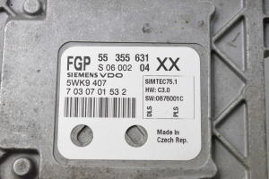 Opel Vectra C (2002–2008) Motorsteuergerät 55355631 - 3