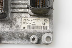 Opel Corsa C (2000–2006) Motorsteuergerät 55350552 - 3