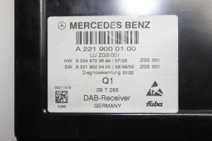 Mercedes Benz C-Class 204 (2007–2014) Module de commande A2219000100 - 2