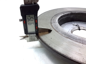 Mercedes Benz B-Class 246 (2011–2017) Rear brake disc A2464230112 - 3