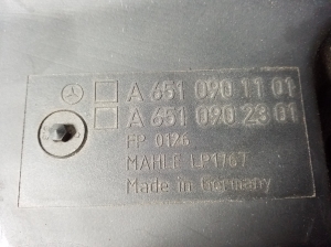 Mercedes Benz E-Class W212 (2009–2015) Luftfiltergehäuse A6510901101 - 3