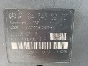 Mercedes Benz R-Class 251 (2006–2017) ABS Steuergerät A1645458232 - 2