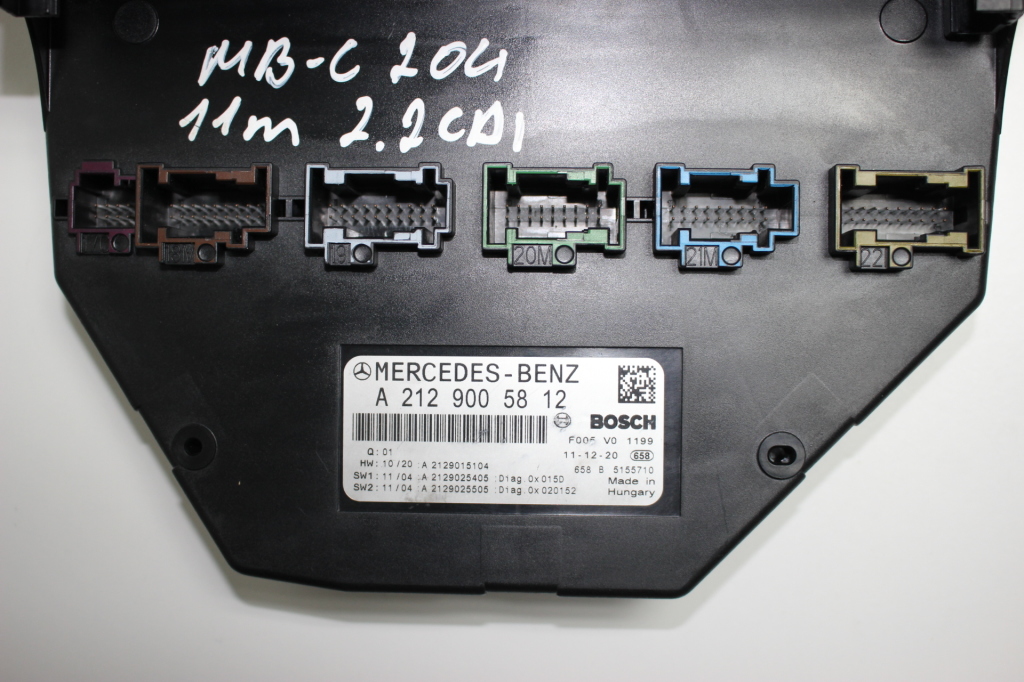 MERCEDES-BENZ C-Class W204/S204/C204 (2004-2015) Other Control Units A2129005812 21898542