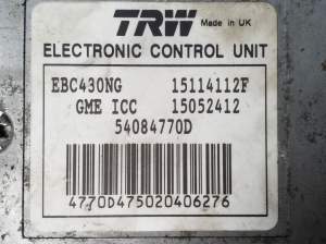 Opel Signum (2003–2008) ABS Steuergerät 15114112F - 5