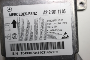 Mercedes Benz E-Class W212 (2009–2015) Airbagsteuergerät A2129011105 - 2