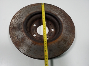 AUDI A7 (2010–2018) Front brake disc 8R0615301D - 3