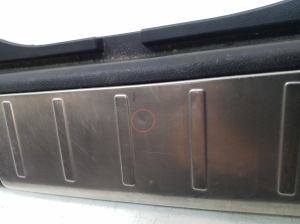 LEXUS RX GGL1 (2009–2015) Rear panel interior trim 5838748070 - 4