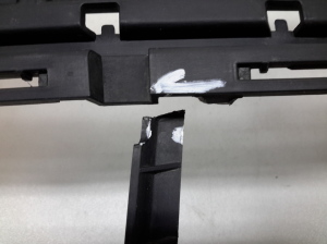 Mercedes Benz C-Class 203 (2000–2007) Front bumper inner frame A2038850965 - 5