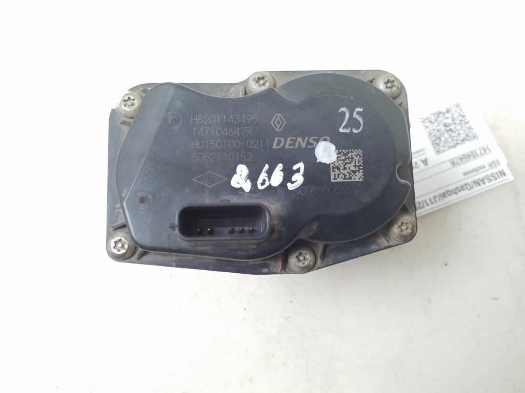 NISSAN Qashqai 2 generation (2013-2023) EGR-ventil 147104647R 25113935